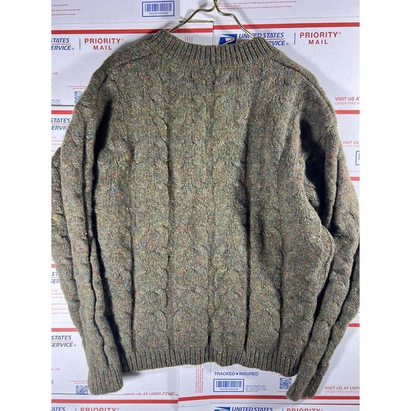 VTG AUTHENTIC GAP CLOTHING 100% Wool Heavy Knit V-Neck Sweater Men's M‎ QUALITY - Picture 7 of 7